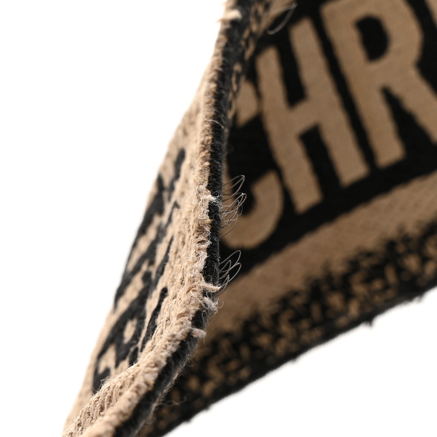 Christian Dior Canvas Embroidered Shoulder Strap Black 8 of 11