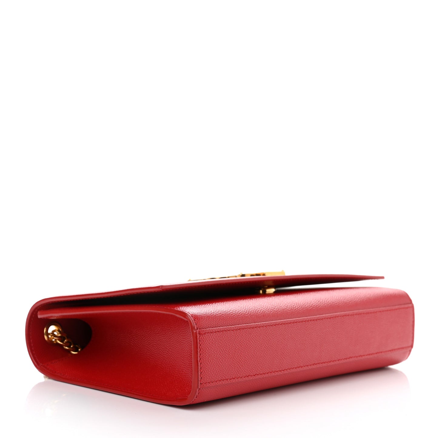 Grain De Poudre Medium Monogram Kate Satchel Red