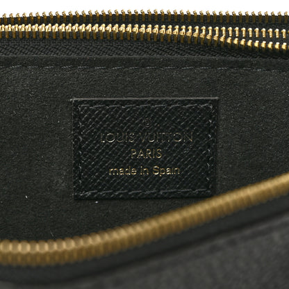 Louis Vuitton Monogram Giant Jungle Pochette Double Zip Black 7 of 12