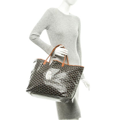 Goyard Goyardine Saint Louis GM Black Gold 2 of 9