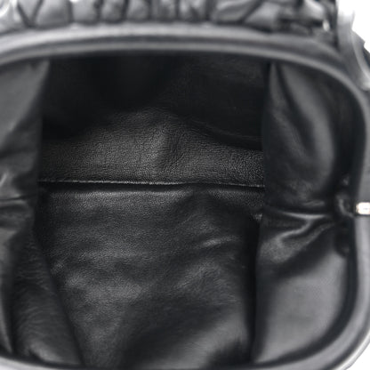 Bottega Veneta BOTTEGA VENETA Nappa Intrecciato The Mini Pouch Black 5 of 9