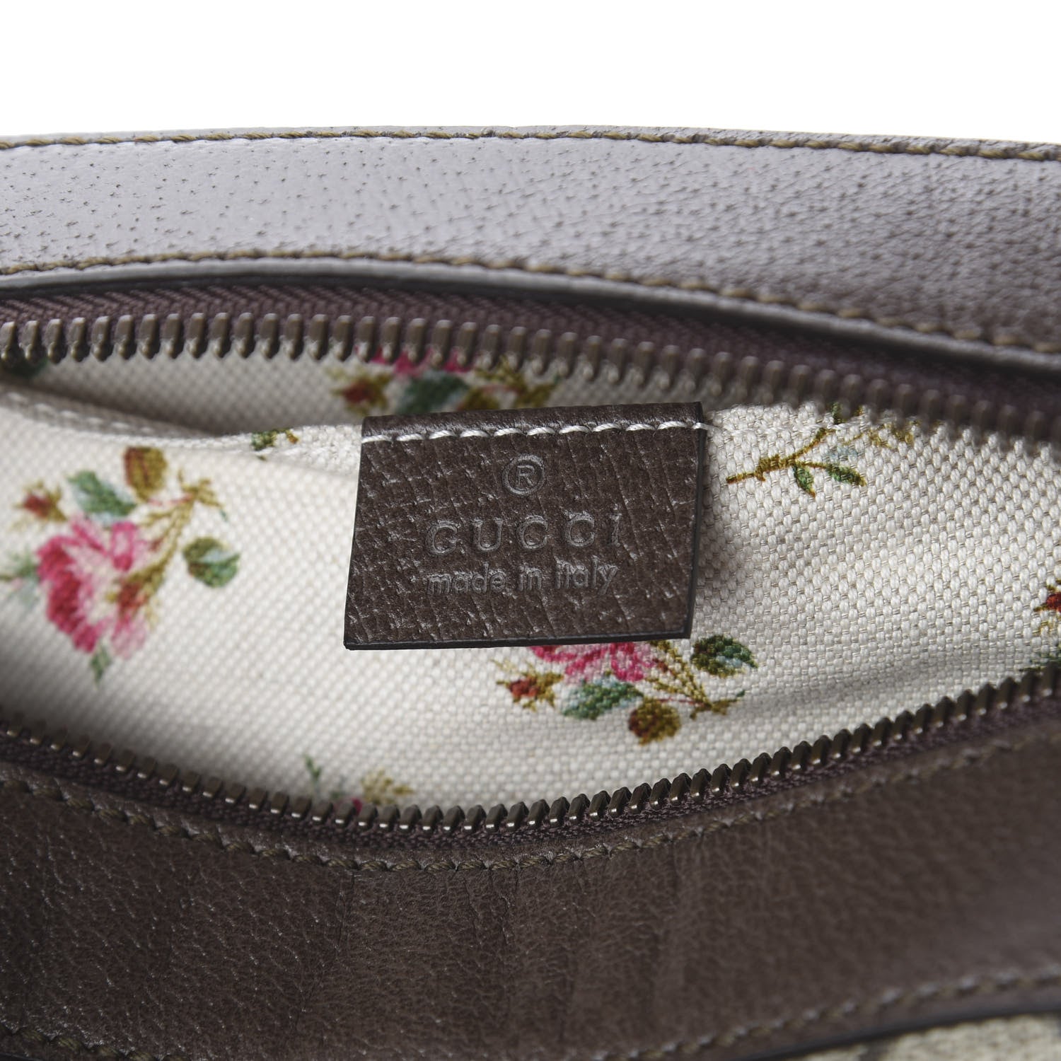 Gucci GG Supreme Monogram Web Neo Vintage Shoulder Bag Beige New Acero Crop 5 of 10