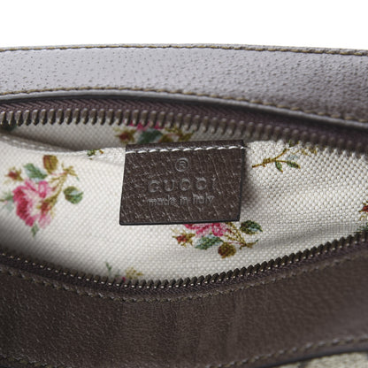 Gucci GG Supreme Monogram Web Neo Vintage Shoulder Bag Beige New Acero Crop 5 of 10