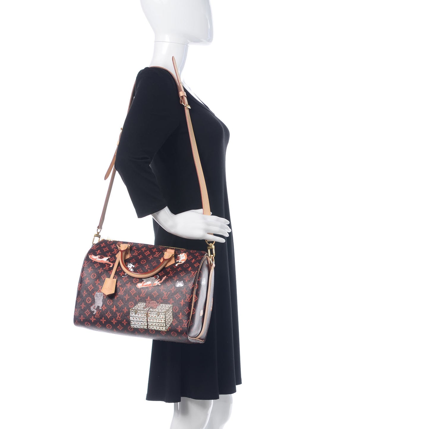 Catogram Speedy Bandouliere 30 Marron
