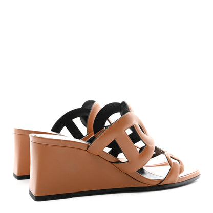 Hermes Nappa Figari 55 Sandals 37.5 Naturel 4 of 9