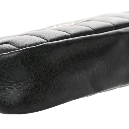 Saint Laurent Lambskin Y Quilted Monogram Loulou Cosmetic Case Black 9 of 10