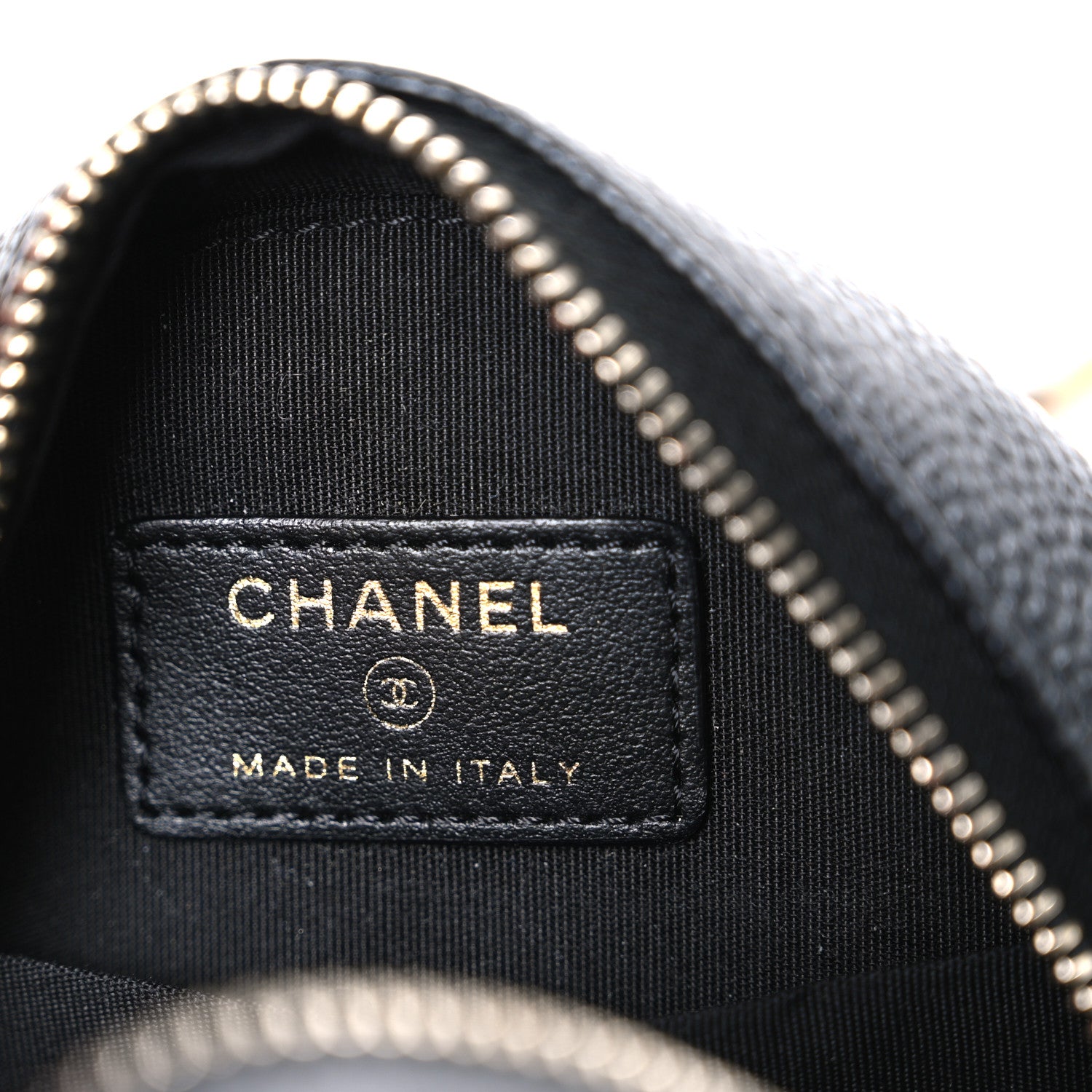 Chanel Caviar Quilted Round Filigree Crossbody Black 6 of 10