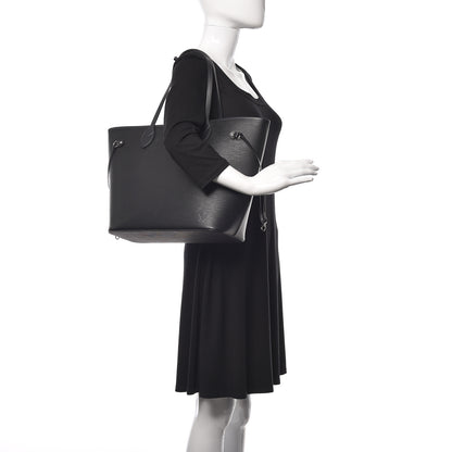 Louis Vuitton Epi Neverfull MM Black 2 of 17