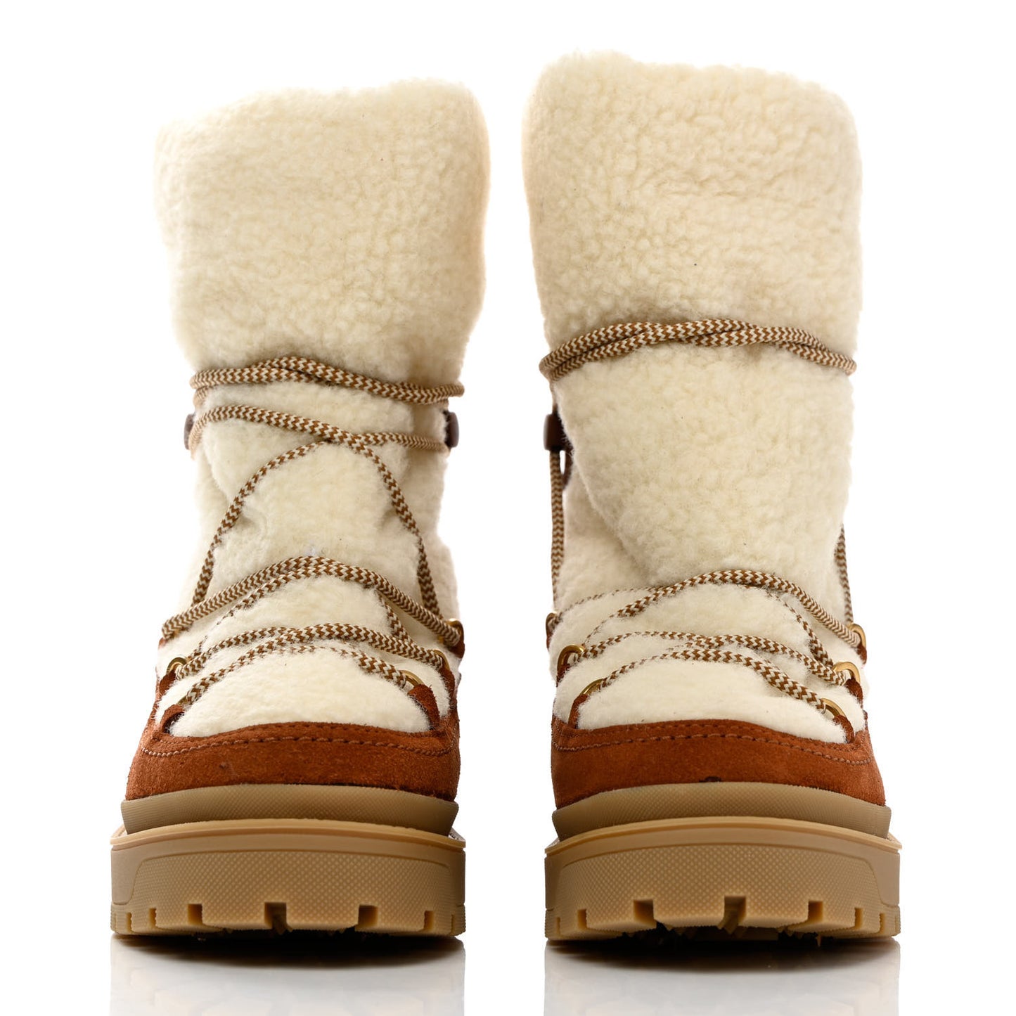Suede Shearling Vlogo Trekkgirl 25/40mm Boots 39.5 Selleria