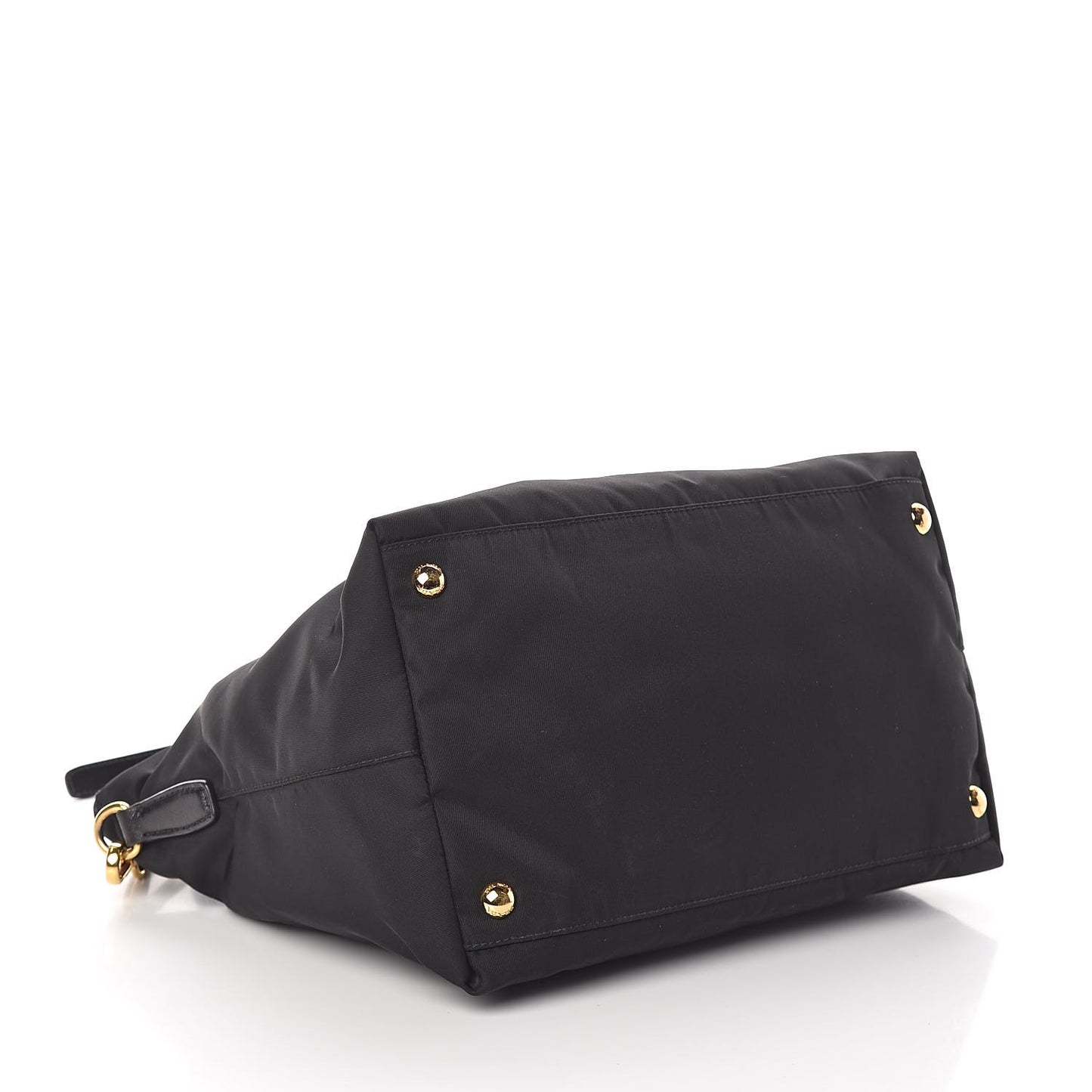 Tessuto Nylon Saffiano Tote Black
