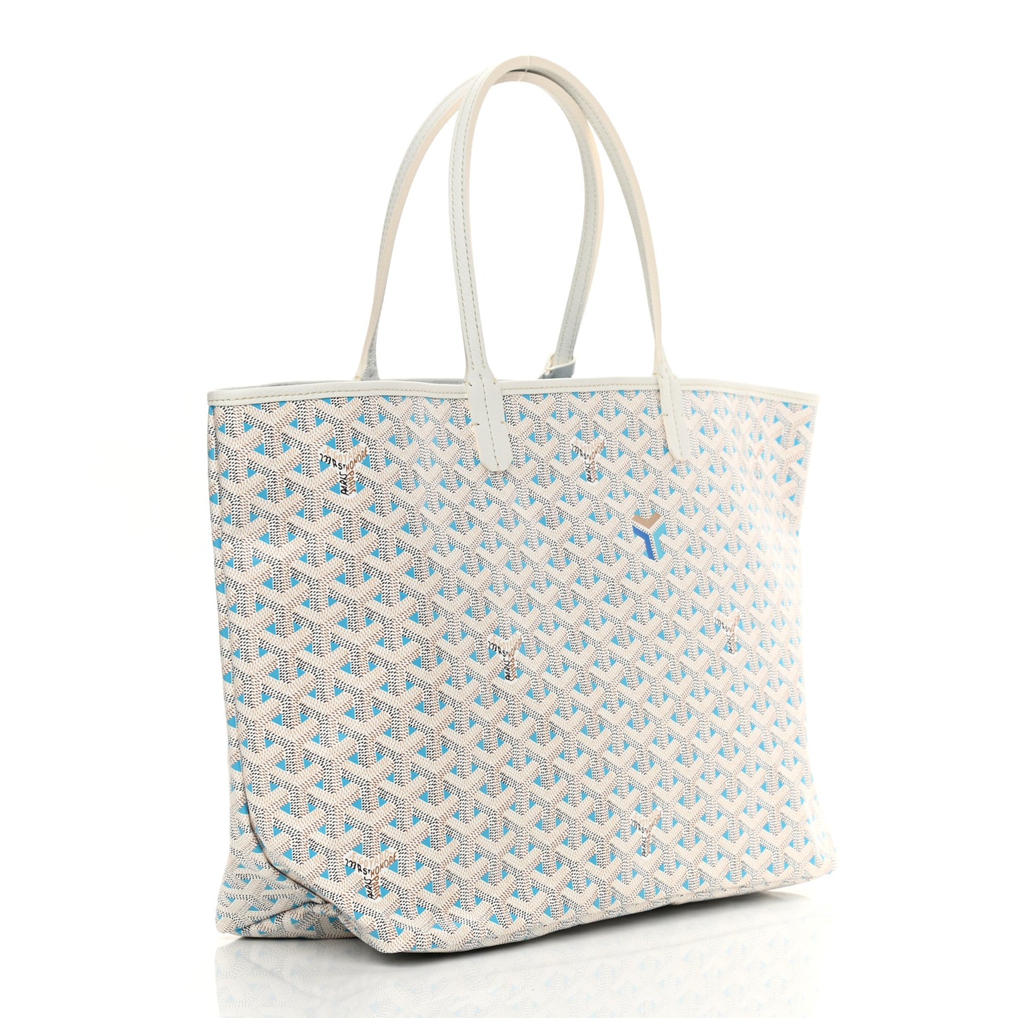 Goyardine Saint Louis Claire Voie PM White Opaline