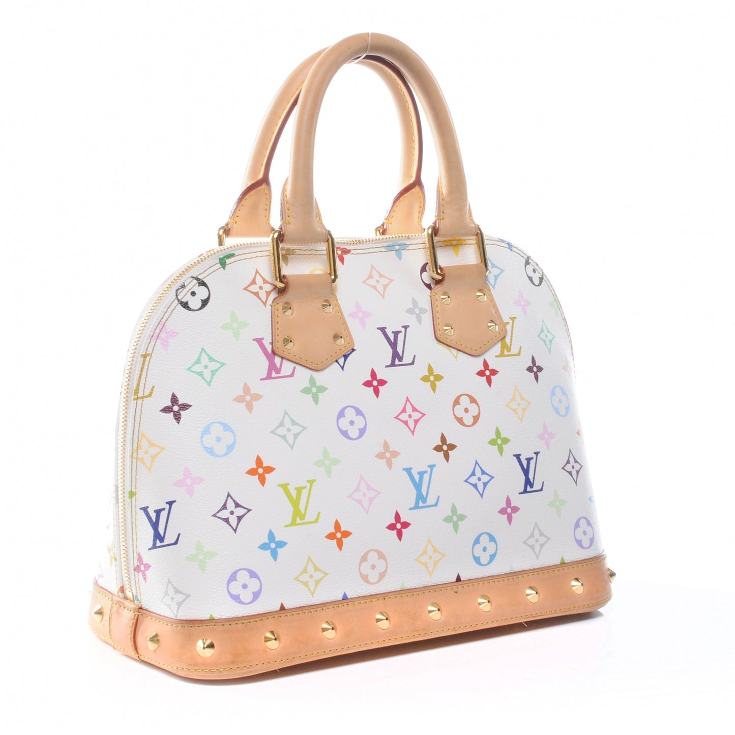 Monogram Multicolor Alma PM White