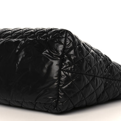 Chanel Nylon Quilted Large Coco Cocoon Tote Black 9 of 9
