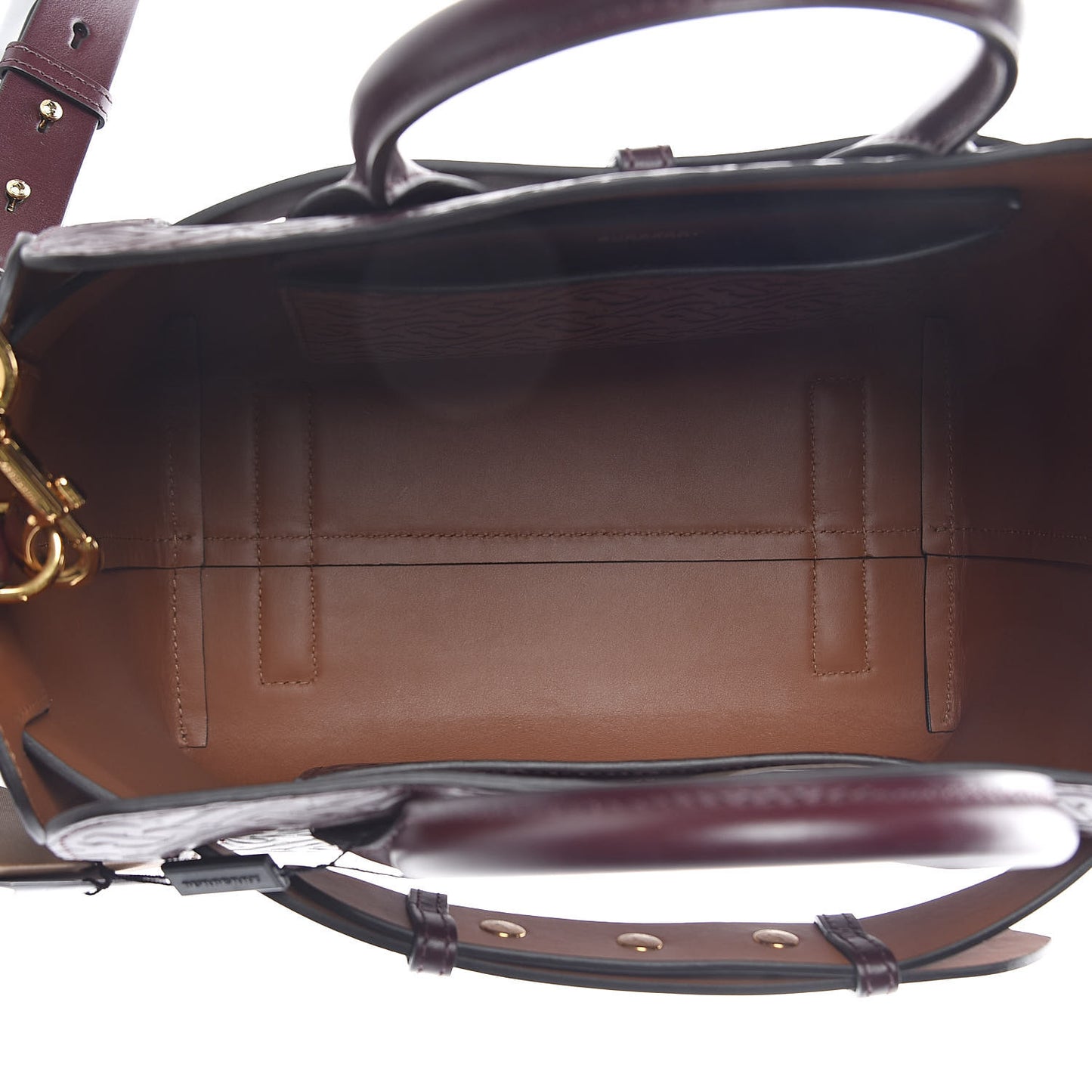 Calfskin Embossed Monogram Small Belt Bag Oxblood