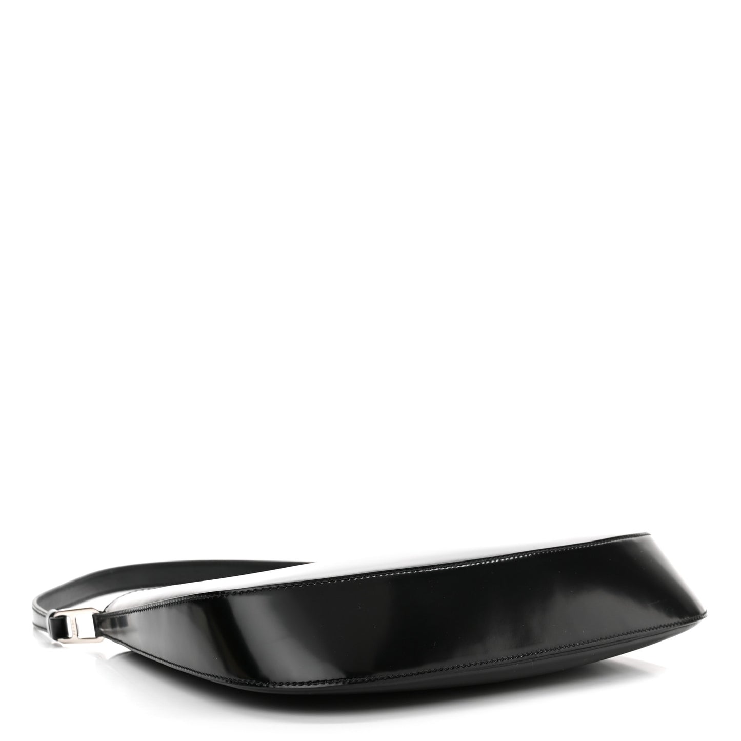 Spazzolato Cleo Shoulder Bag Black