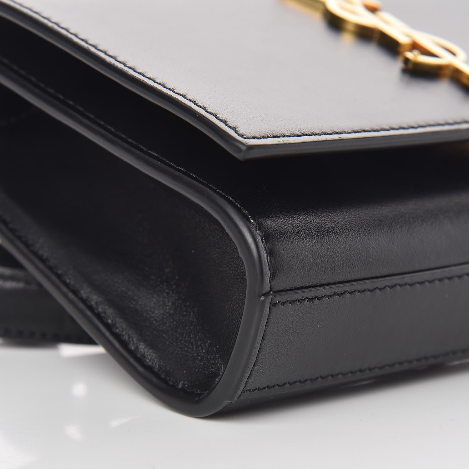 Saint Laurent Smooth Calfskin Monogram Kate Belt Bag Black 10 of 11