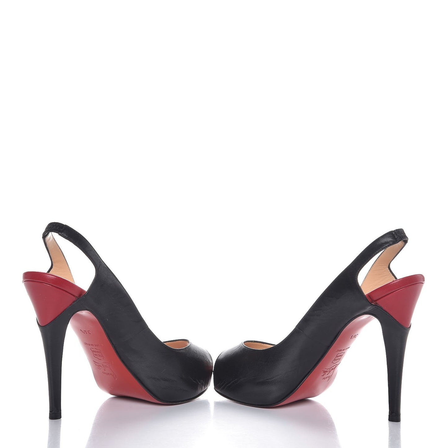 Nappa Architek 120 Pumps 36.5 Black Red