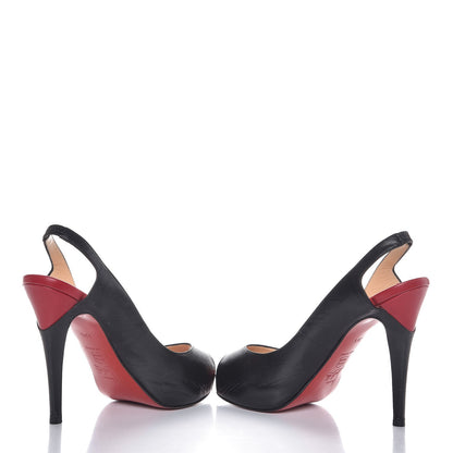 Christian Louboutin Nappa Architek 120 Pumps 36.5 Black Red 9 of 10