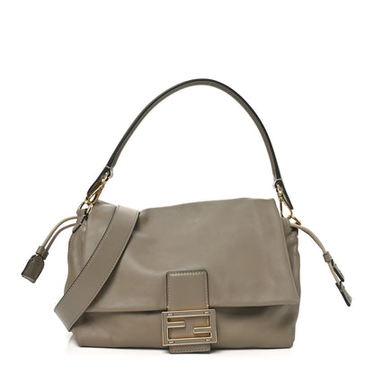 Fendi Nappa Medium Mamma Baguette Dove Gray 1 of 10