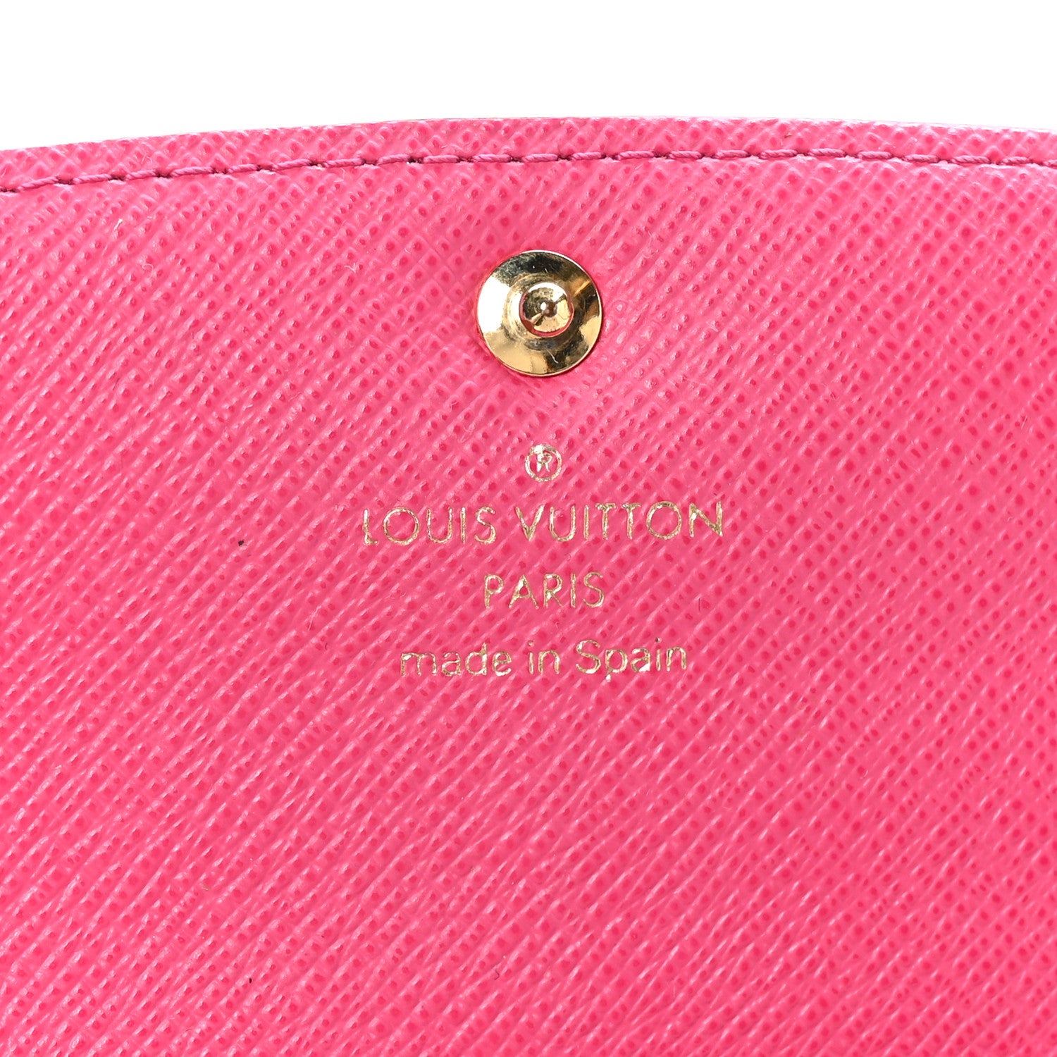 Louis Vuitton Monogram Bloom Flower Emilie Wallet Fuchsia 6 of 7