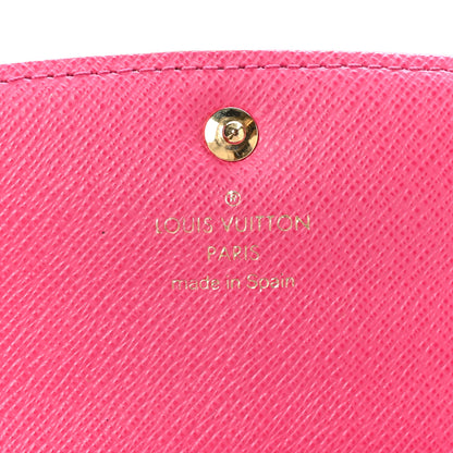 Louis Vuitton Monogram Bloom Flower Emilie Wallet Fuchsia 6 of 7