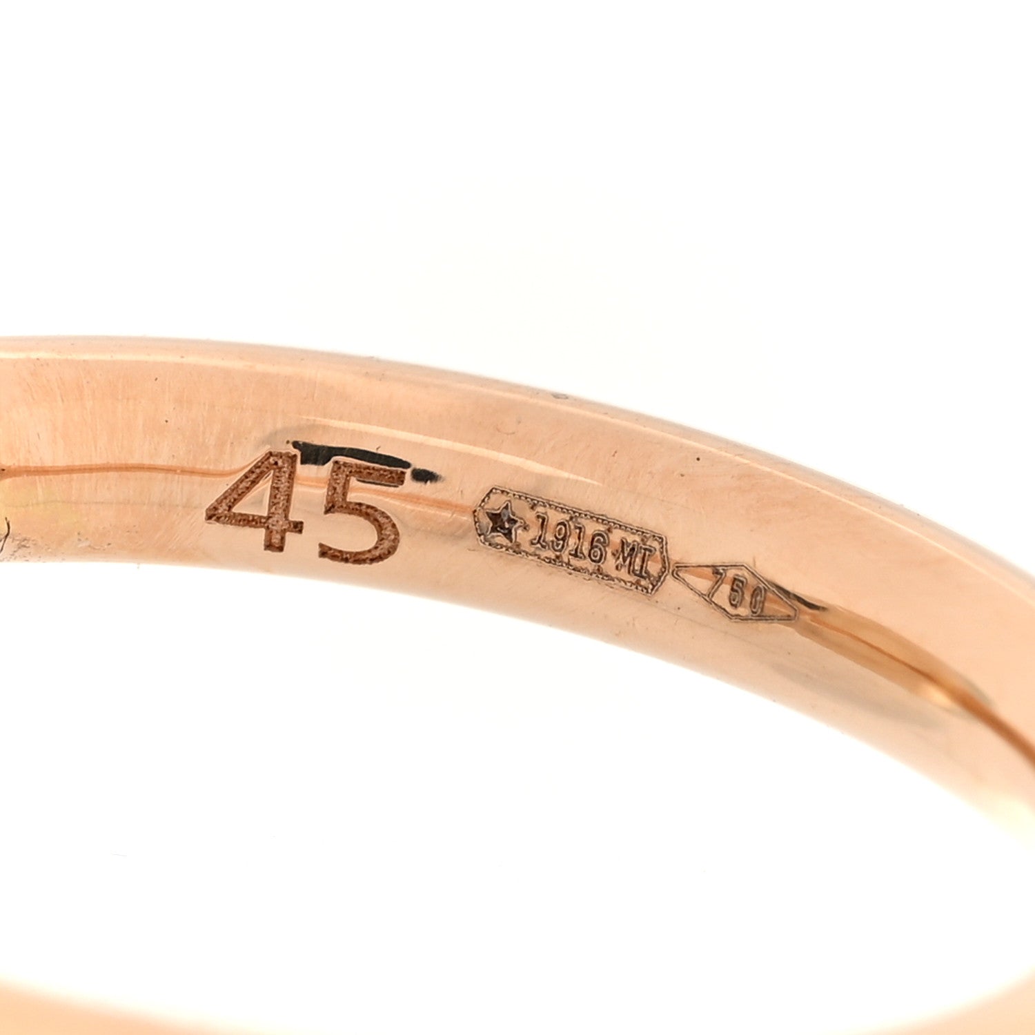 Pomellato 18K Rose White Gold Prasiolite Classic Nudo Ring 45 3.25 3 of 4