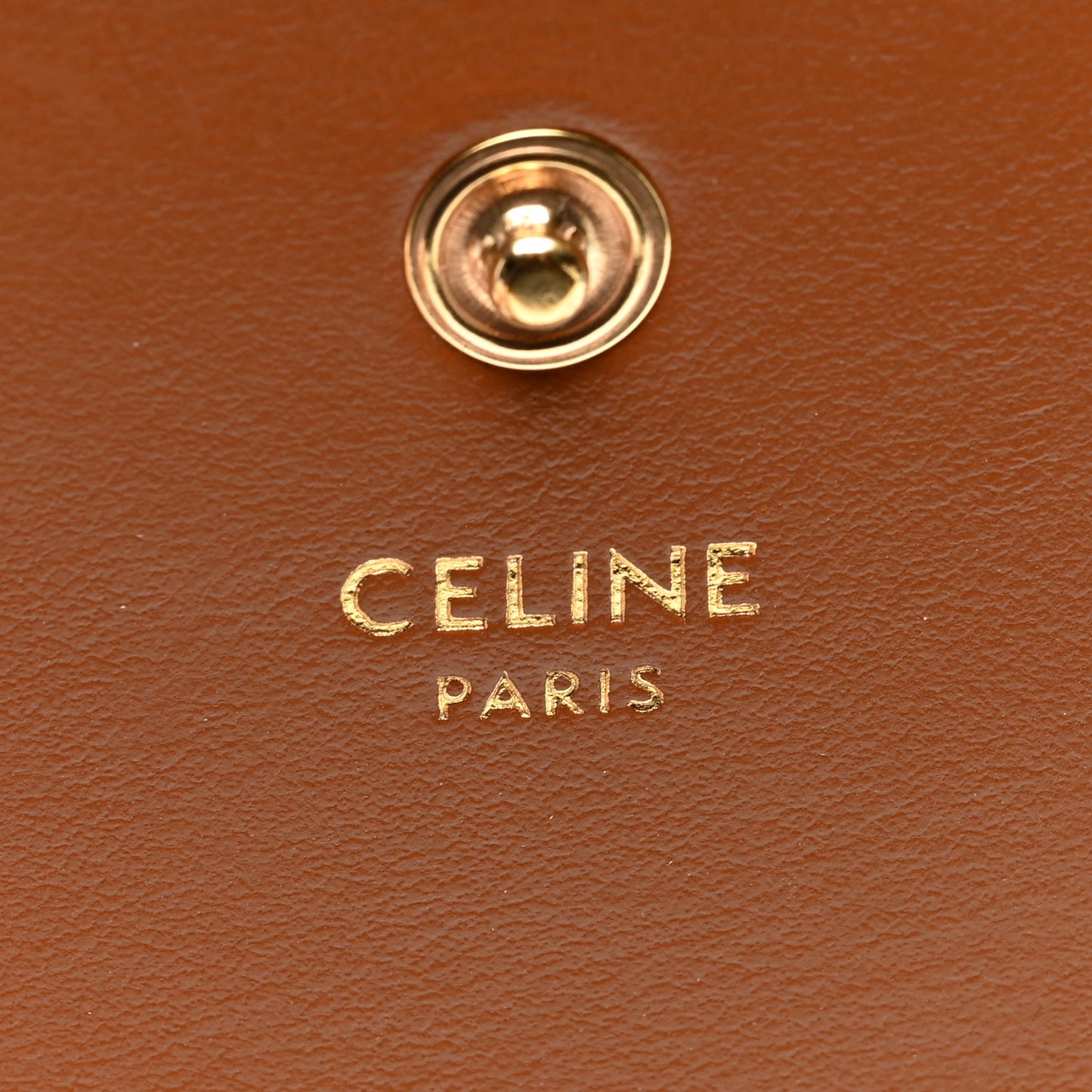 Canvas Triomphe Compact Wallet Tan