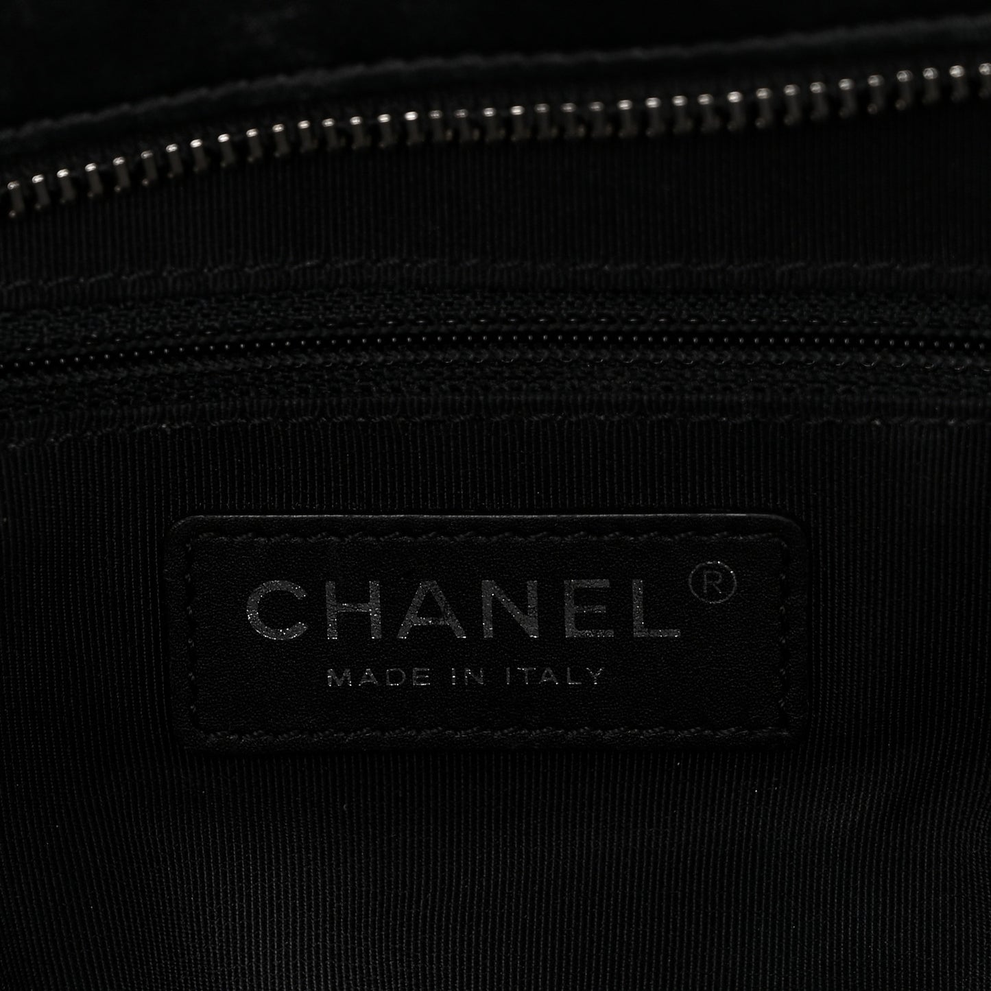 Calfskin Quilted Feather Weight Bowling Bag Black