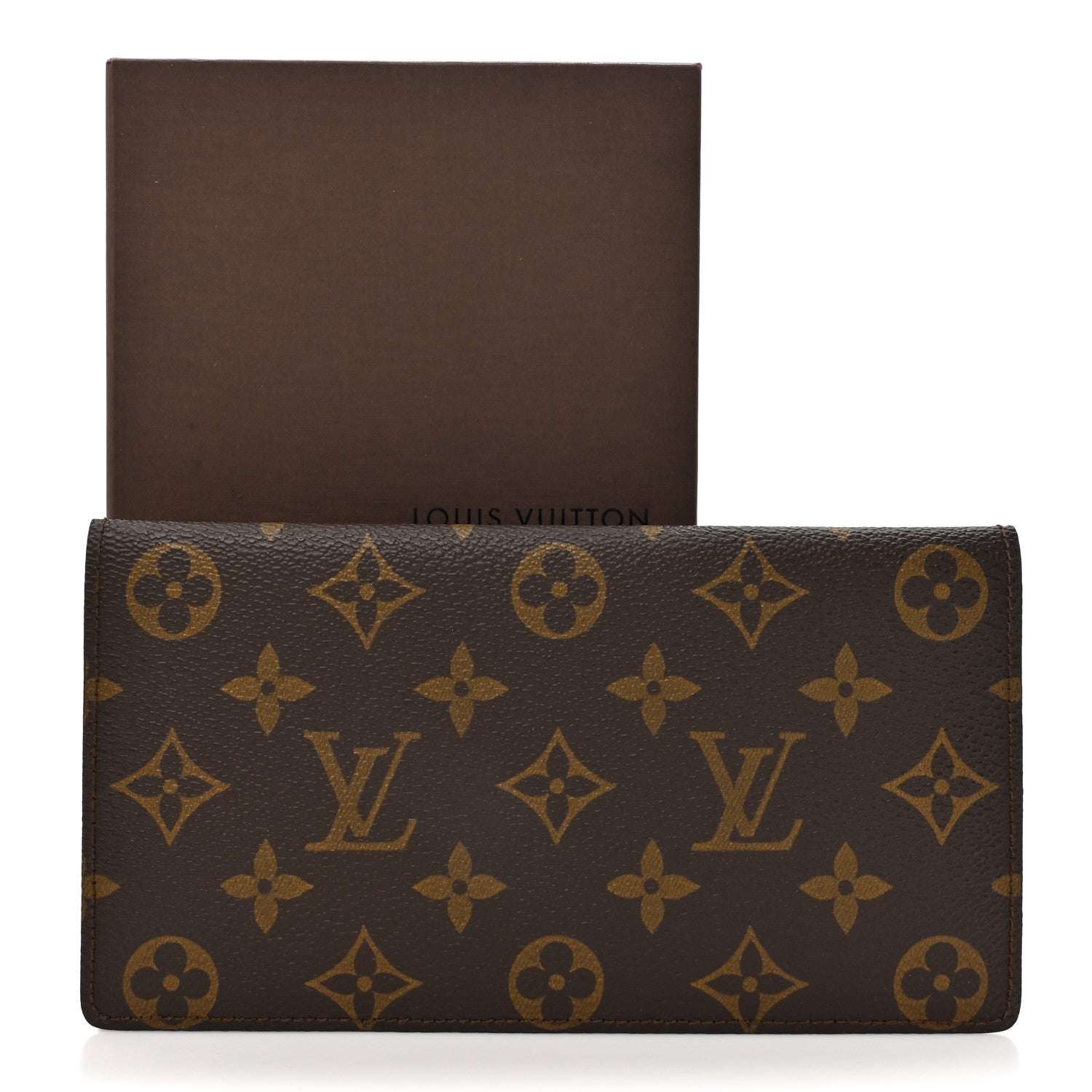 Louis Vuitton Monogram Simple Checkbook Holder Wallet 12 of 12