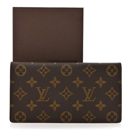 Louis Vuitton Monogram Simple Checkbook Holder Wallet 12 of 12