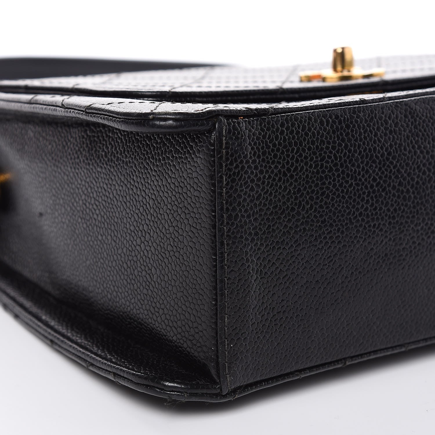 Chanel Caviar Quilted Flap Shoulder Bag Black 9 of 17