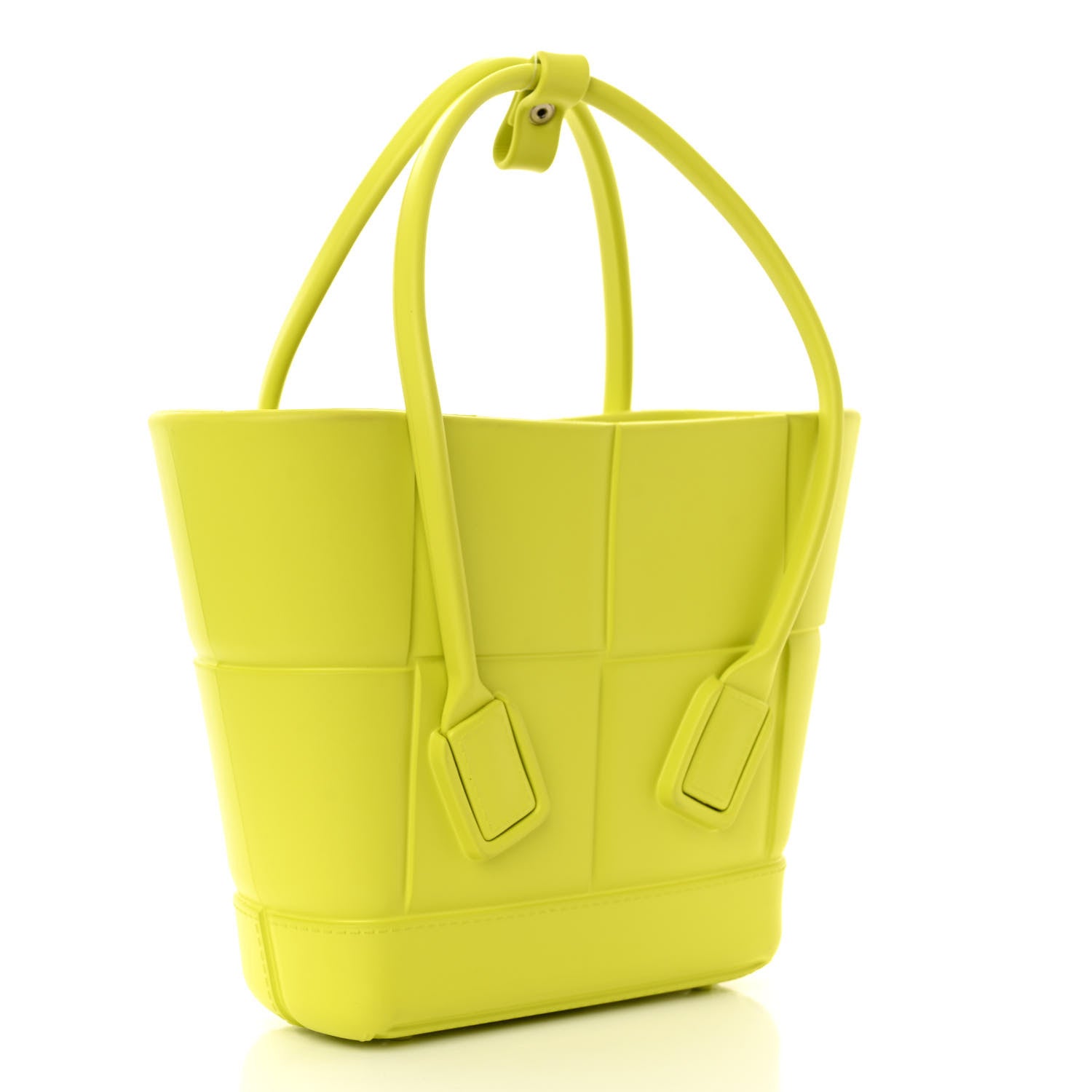 Bottega Veneta Rubber Maxi Intrecciato Mini Arco Kiwi Green 3 of 9