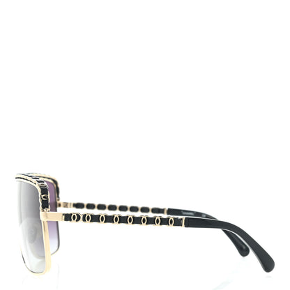 Chanel Metal Shield Sunglasses 71368 Grey 3 of 8
