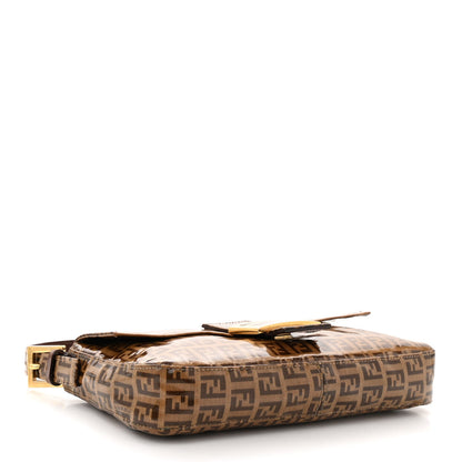 Fendi Vinyl Zucchino Baguette Tobacco 4 of 11