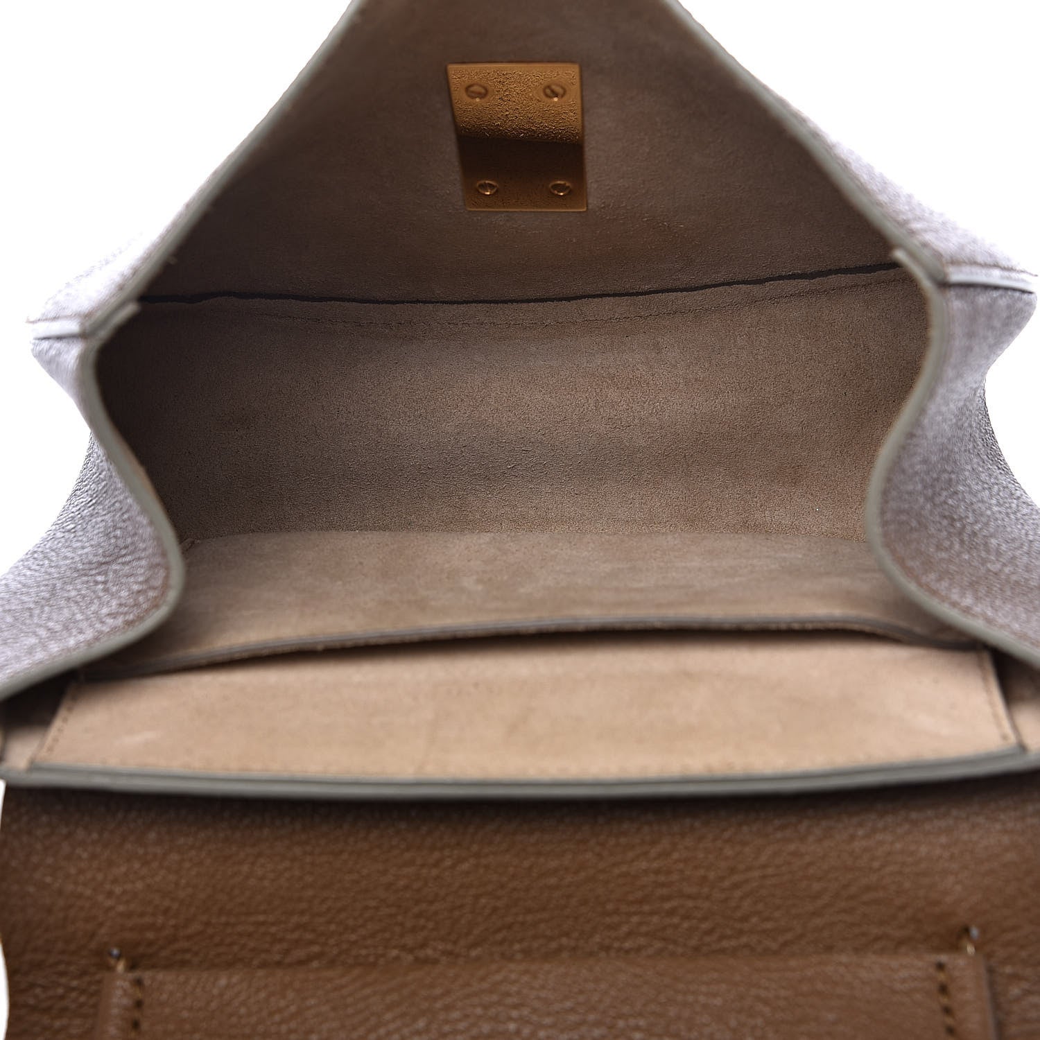 Chloe Grained Lambskin Drew Shoulder Bag Woody Khaki 5 of 11