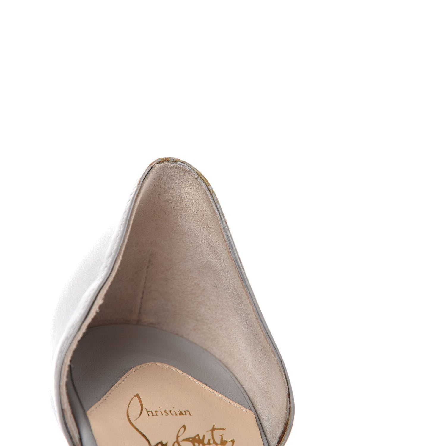 Christian Louboutin Nappa 100 Sandals 39 Gris 10 of 14