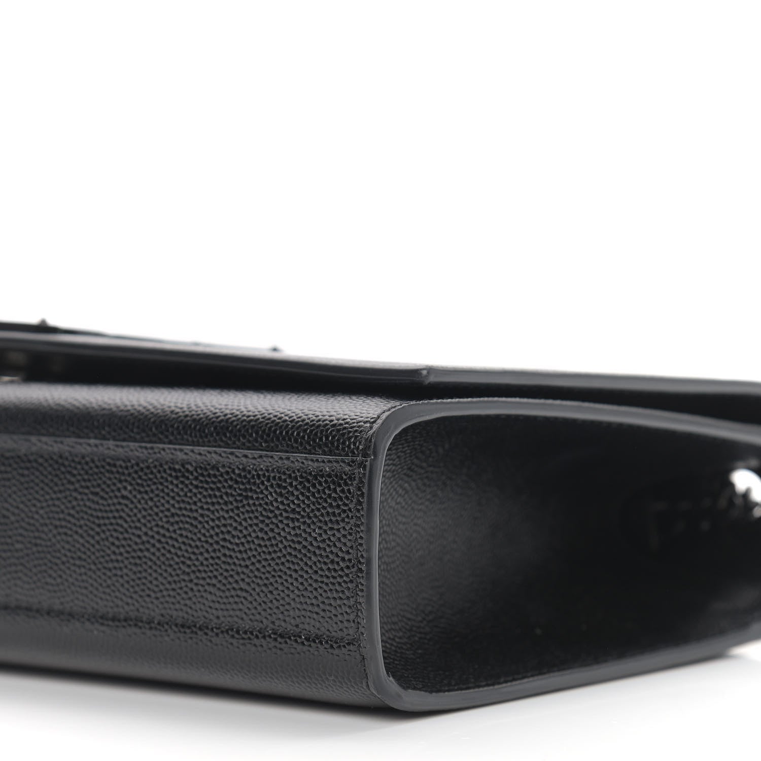 Saint Laurent Grain De Poudre Medium Classic Monogram Kate Satchel Black 10 of 10