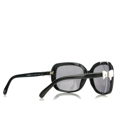 Chanel CC Bow Sunglasses 5171 Black White 3 of 6