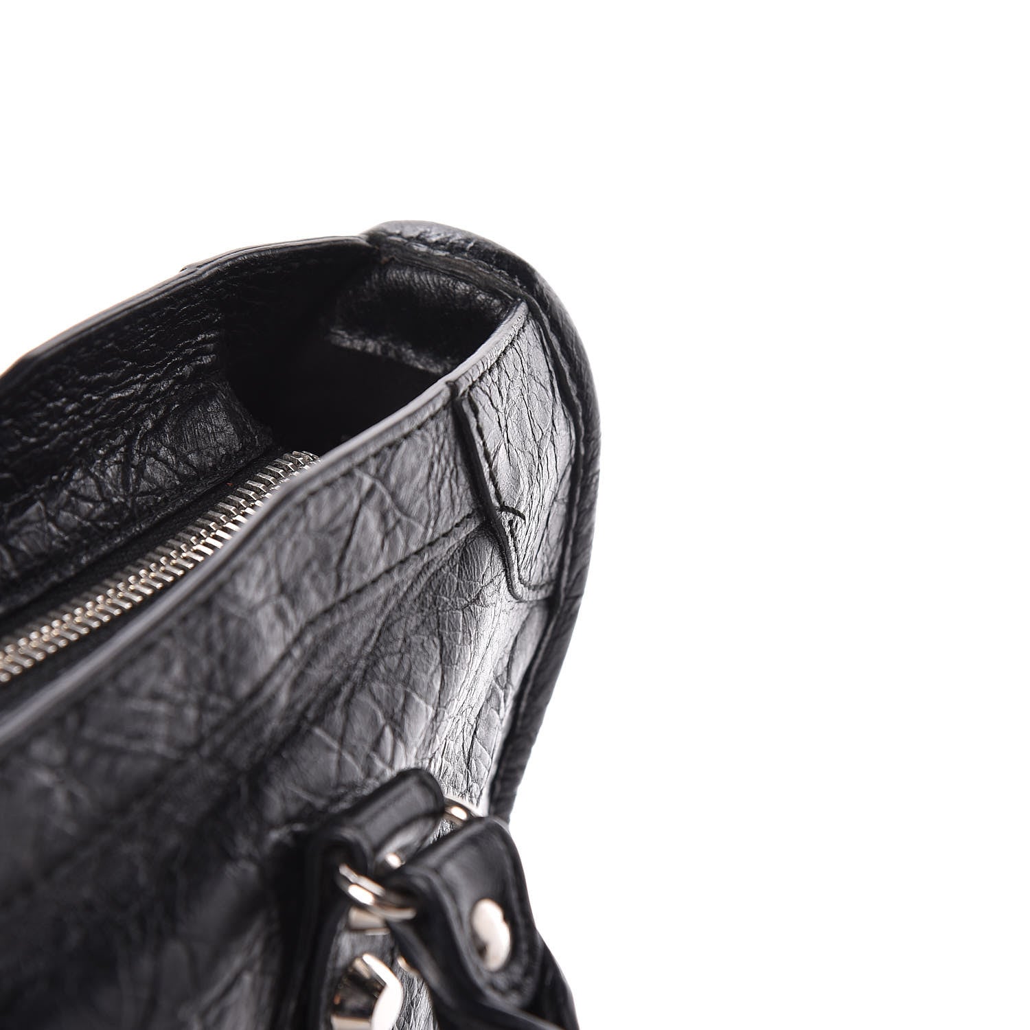 Balenciaga Agneau Classic Silver Hardware S City Black 9 of 11