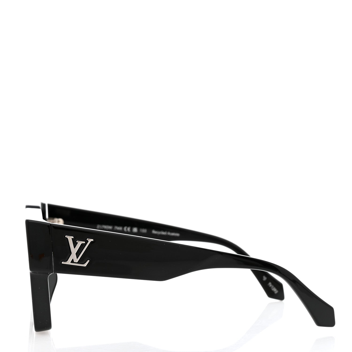 Louis Vuitton Acetate Swarovski Crystal Cyclone Sunglasses Z1790W Black 3 of 7