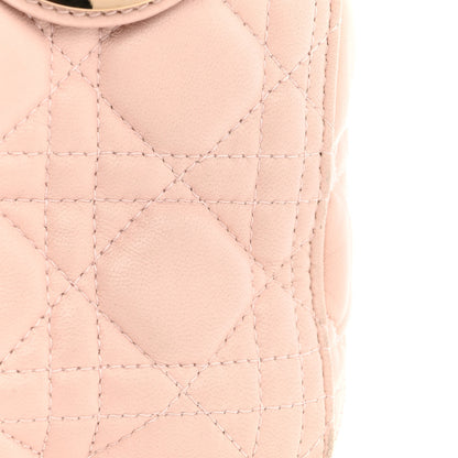 Christian Dior Lambskin Cannage Medium Lady Dior Light Pink 9 of 10