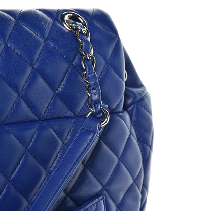 Chanel Lambskin Quilted Large Urban Spirit Backpack Blue 8 of 9