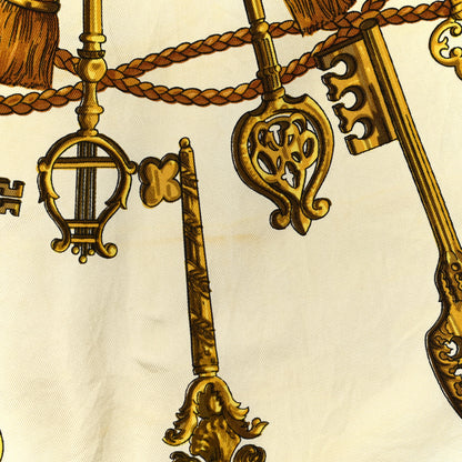 Hermes Silk Keys Les Cles Scarf 90 7 of 8