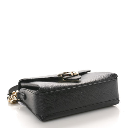 Gucci Dollar Calfskin Interlocking G Crossbody Bag Black 4 of 10