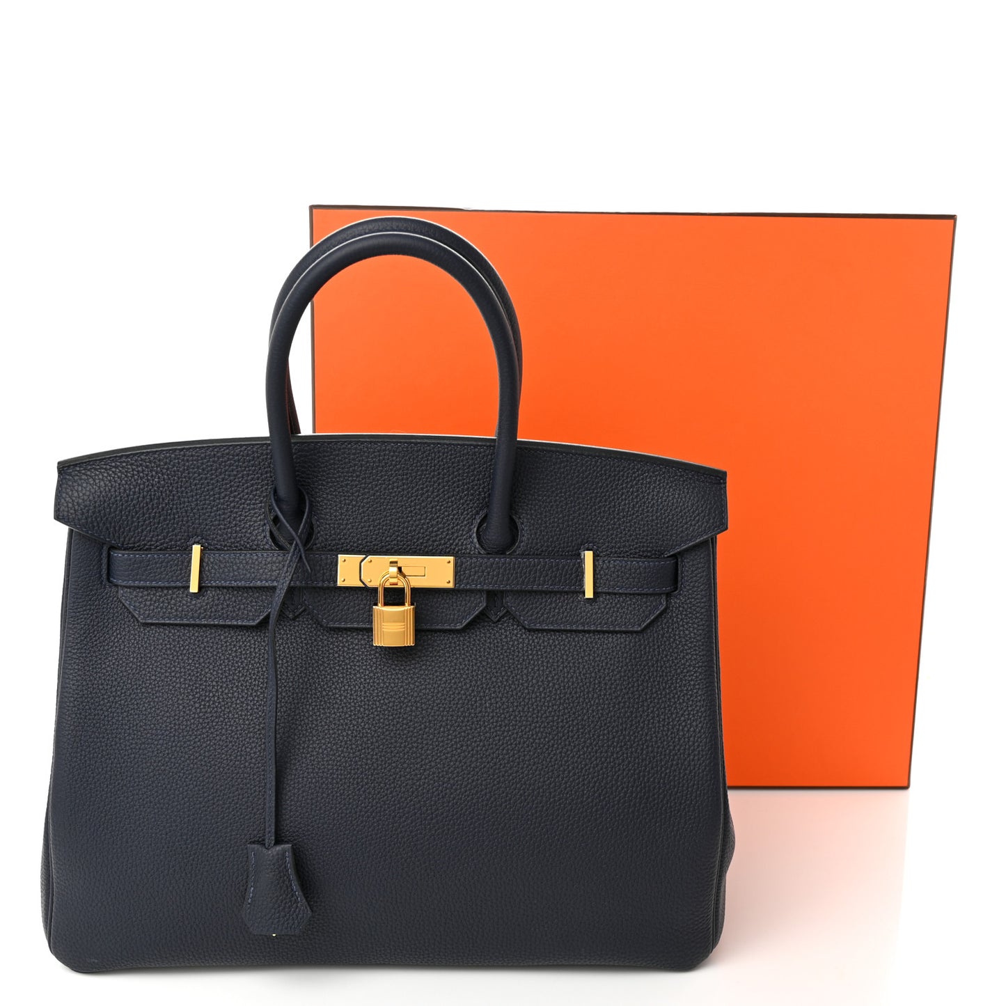 Togo Birkin 35 Bleu Nuit