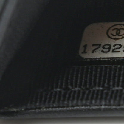 Chanel Caviar Quilted Yen Wallet Black 8 of 10