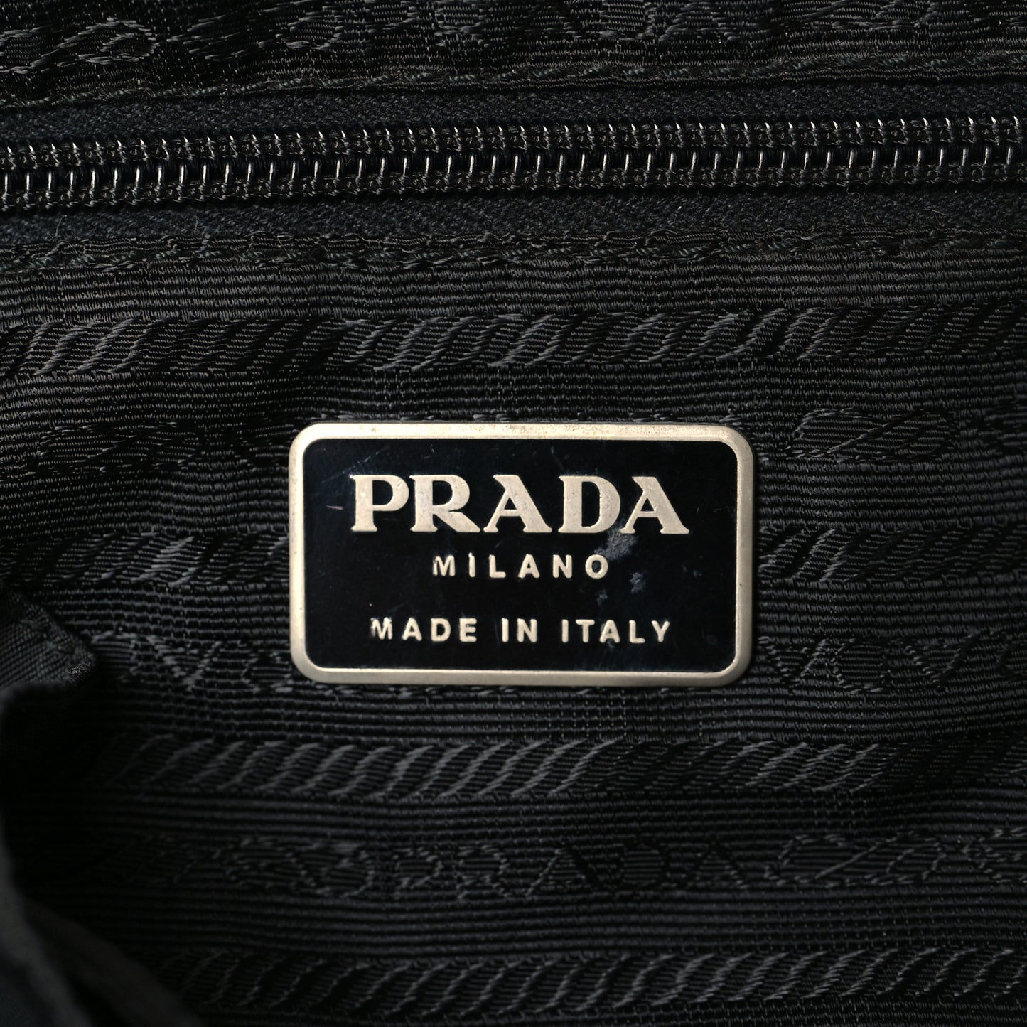Nylon Vela Medium Backpack Black