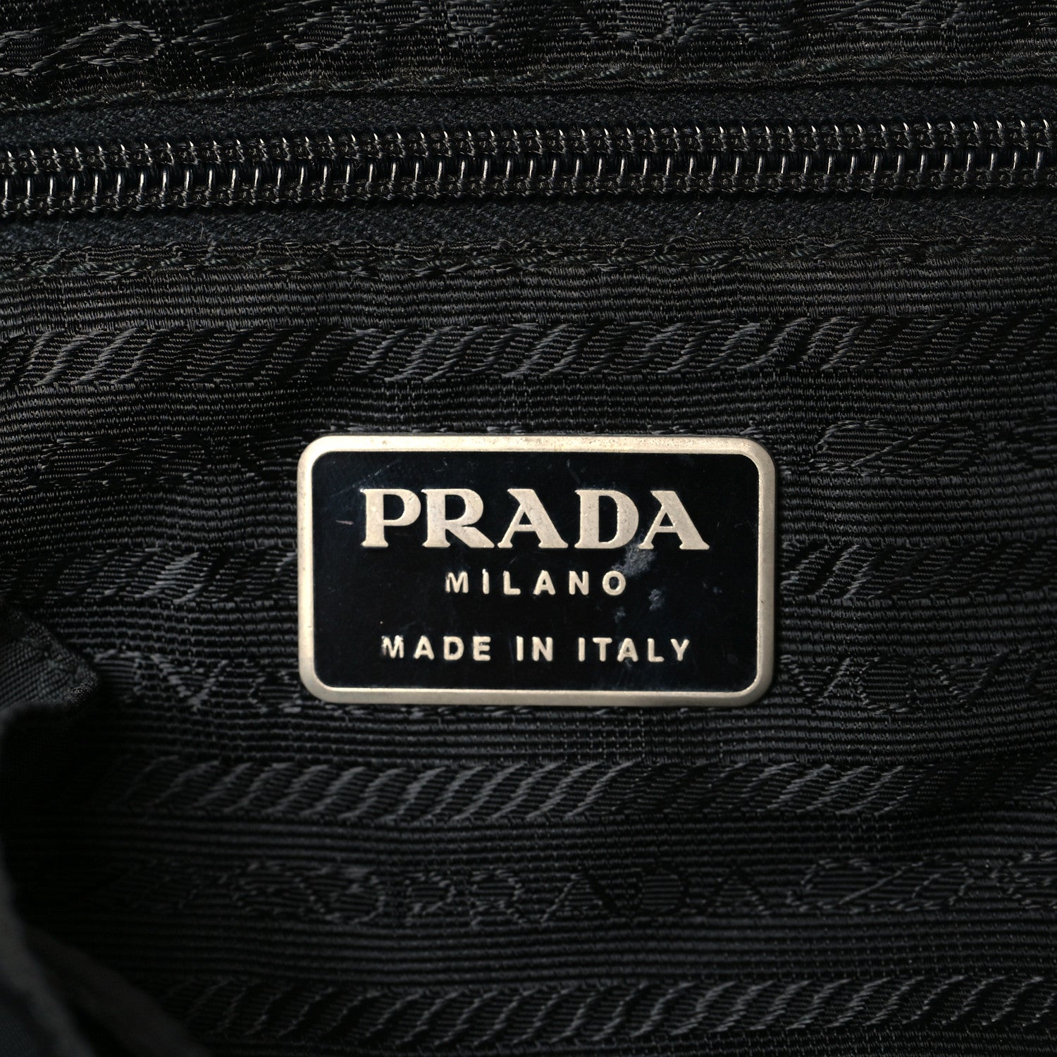 Prada Nylon Vela Medium Backpack Black 6 of 9