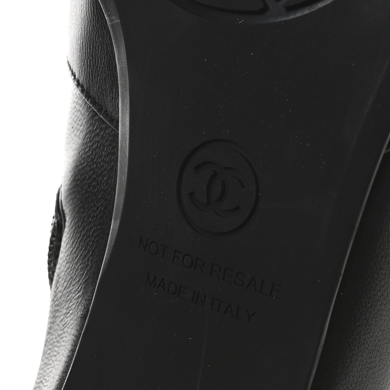 Chanel Stretch Lambskin Cap Toe CC Uniform Short Boots 36.5 Black 7 of 9