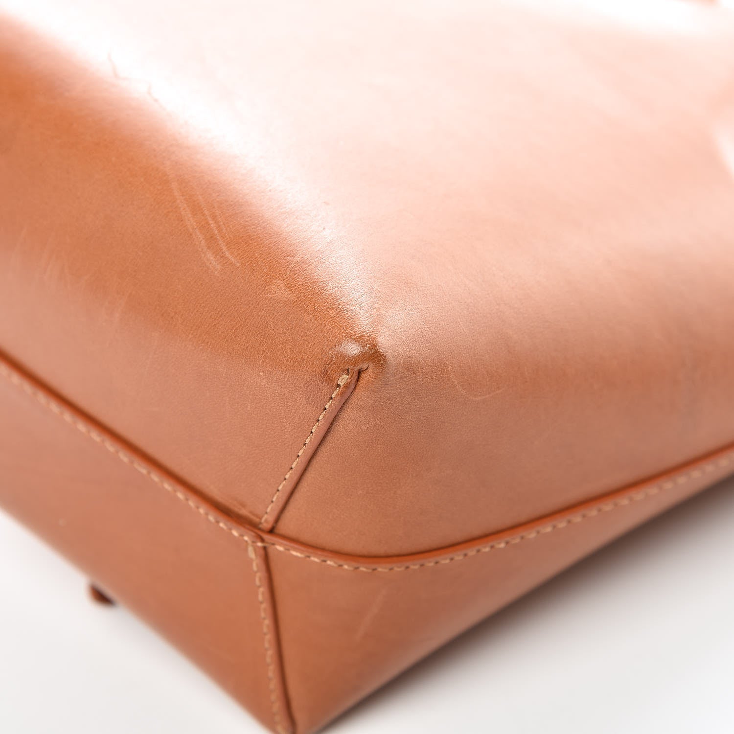 Mansur Gavriel Calfskin Mini Mini Bucket Bag Camello Rosa 12 of 13